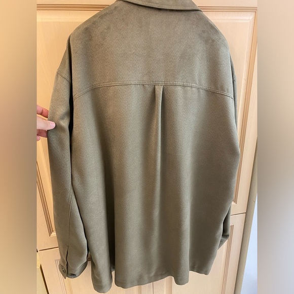 Vintage 90s MacMor Chore Coat Jacket Mens XL Made in Canada Olive - Picture 5 of 10